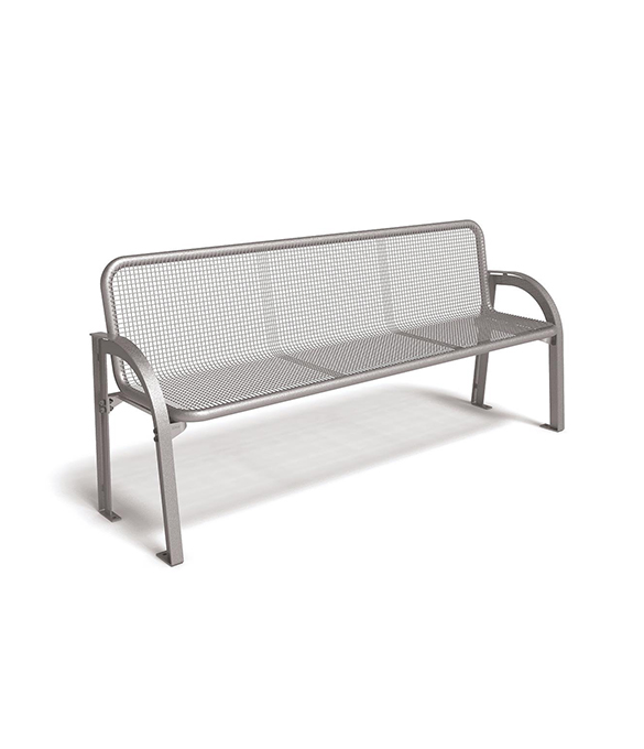 stella bench, metal bench