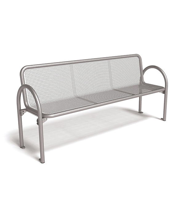 siesta bench, metal wire bench